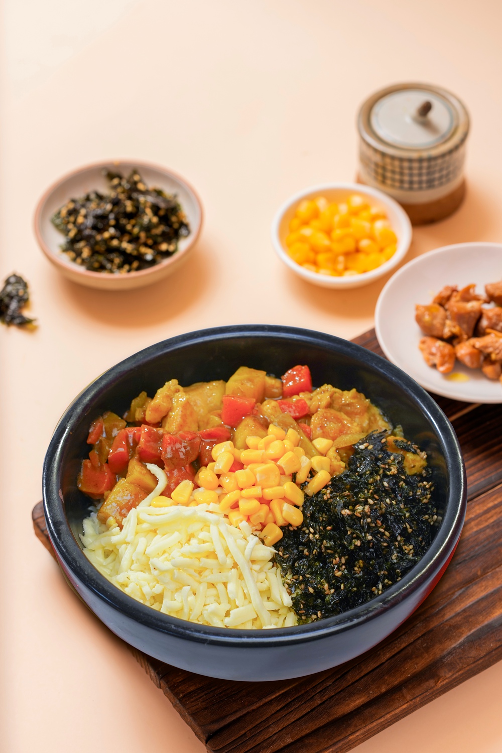 咖喱芝士焗鸡饭